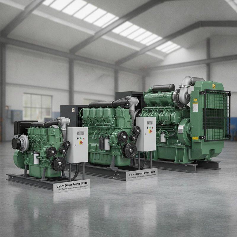 انواع موتور های دوتز 70 تا 400 KW واحد های قدرت قوی طراحی شده برای تجهیزات ساختمانی و کاربردهای صنعتی